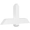 Ekena Millwork Eugene Architectural Grade PVC Gable Bracket, 48"W x 24"H x 4"D x 6"F, 12/12 Pitch GBP048X24X0406EUG00 - alternate 1